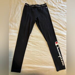 champion women’s black leggings